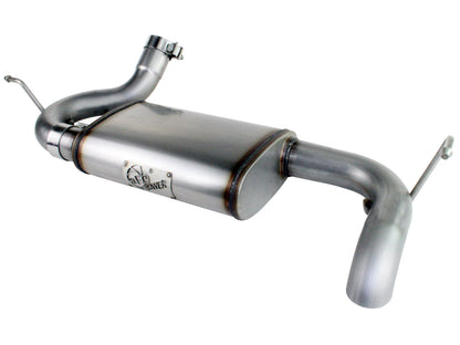 aFe 2.5in SS Axle-Back Exhaust Jeep Wrangler V6 3.6/3.8L (07-17) (49-46219)