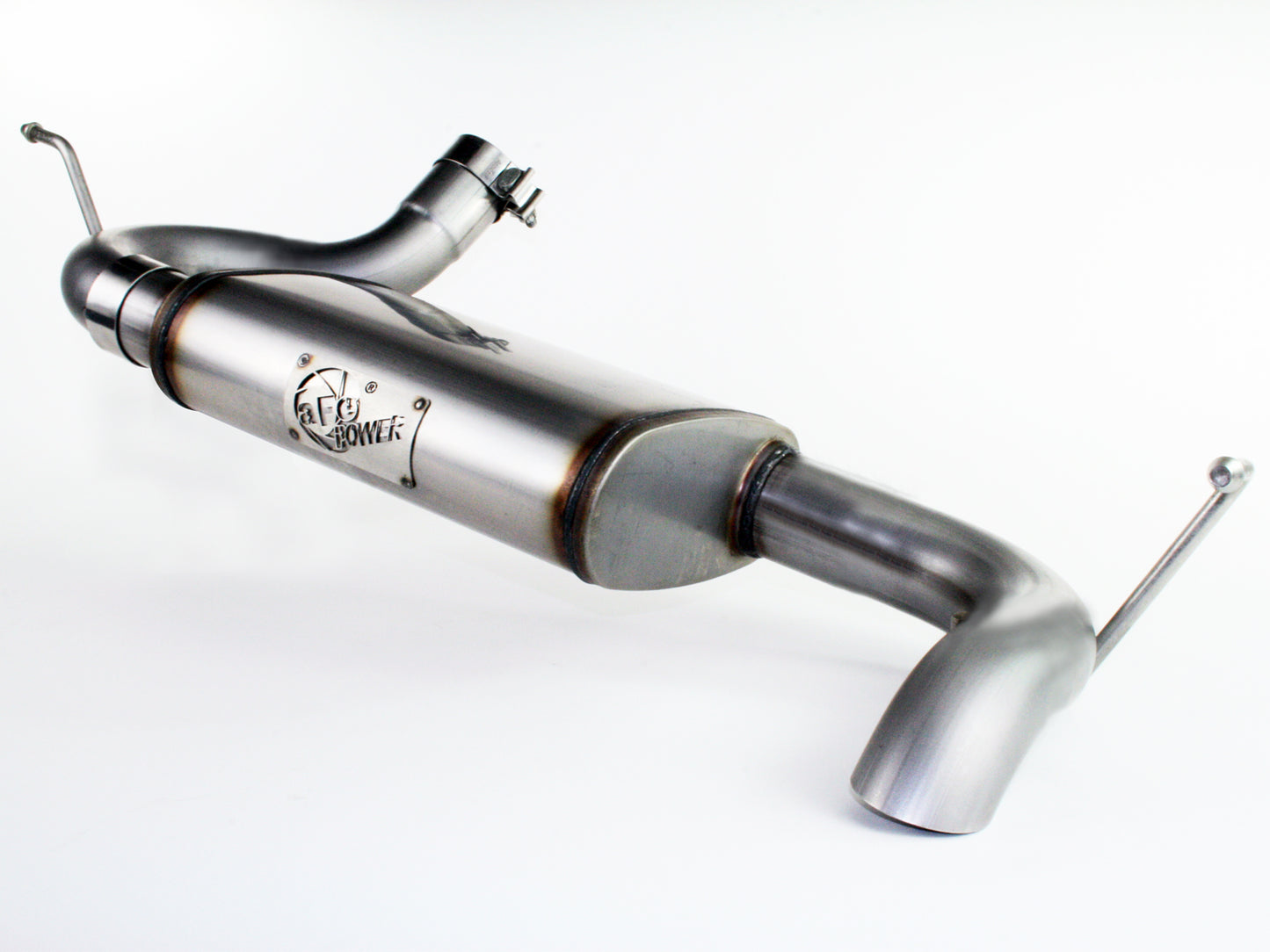 aFe 2.5in SS Axle-Back Exhaust Jeep Wrangler V6 3.6/3.8L (07-17) (49-46219)