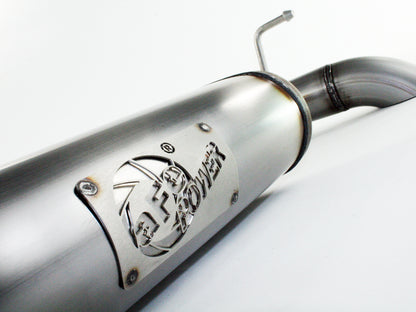 aFe 2.5in SS Axle-Back Exhaust Jeep Wrangler V6 3.6/3.8L (07-17) (49-46219)