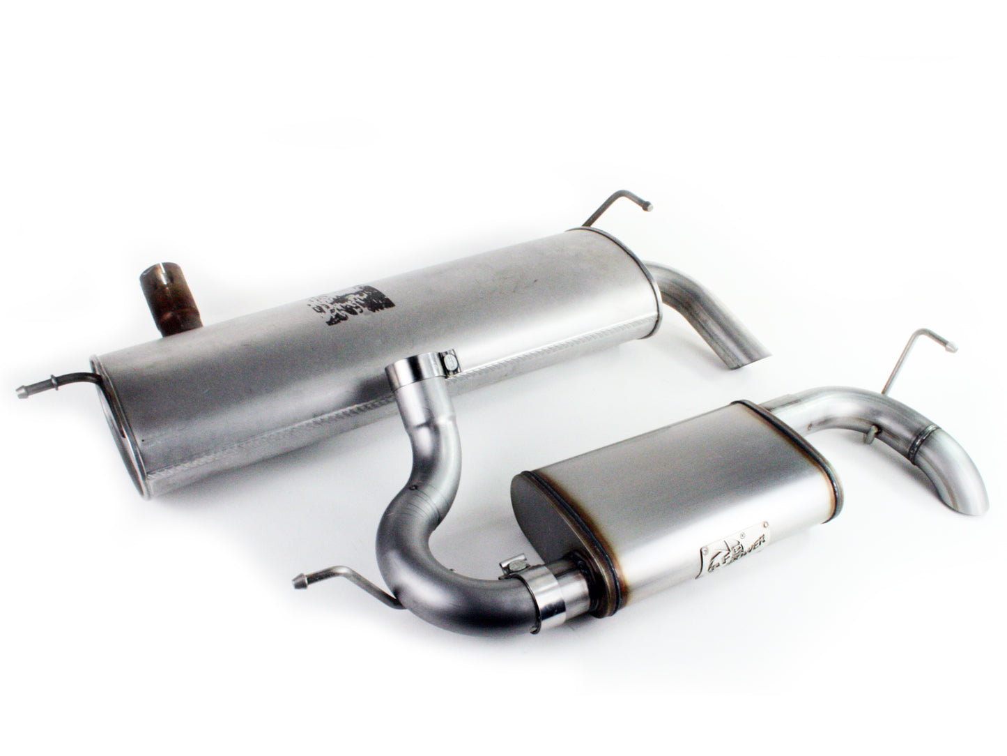 aFe 2.5in SS Axle-Back Exhaust Jeep Wrangler V6 3.6/3.8L (07-17) (49-46219)