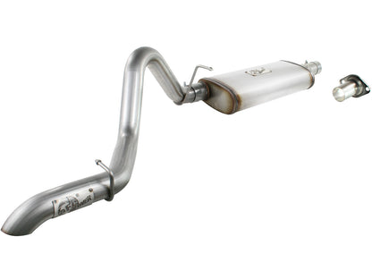 aFe 2.5in 409SS Cat-Back Exhaust | Jeep Wrangler TJ 97-06 I6-4.0L (49-46223)