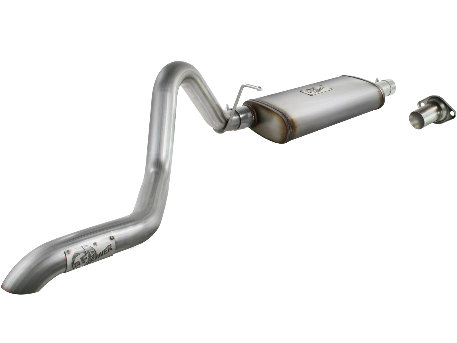 aFe 2.5in 409 Stainless Steel Cat-Back Exhaust System | Jeep Cherokee XJ (91-01) I6-4.0L (49-46225)