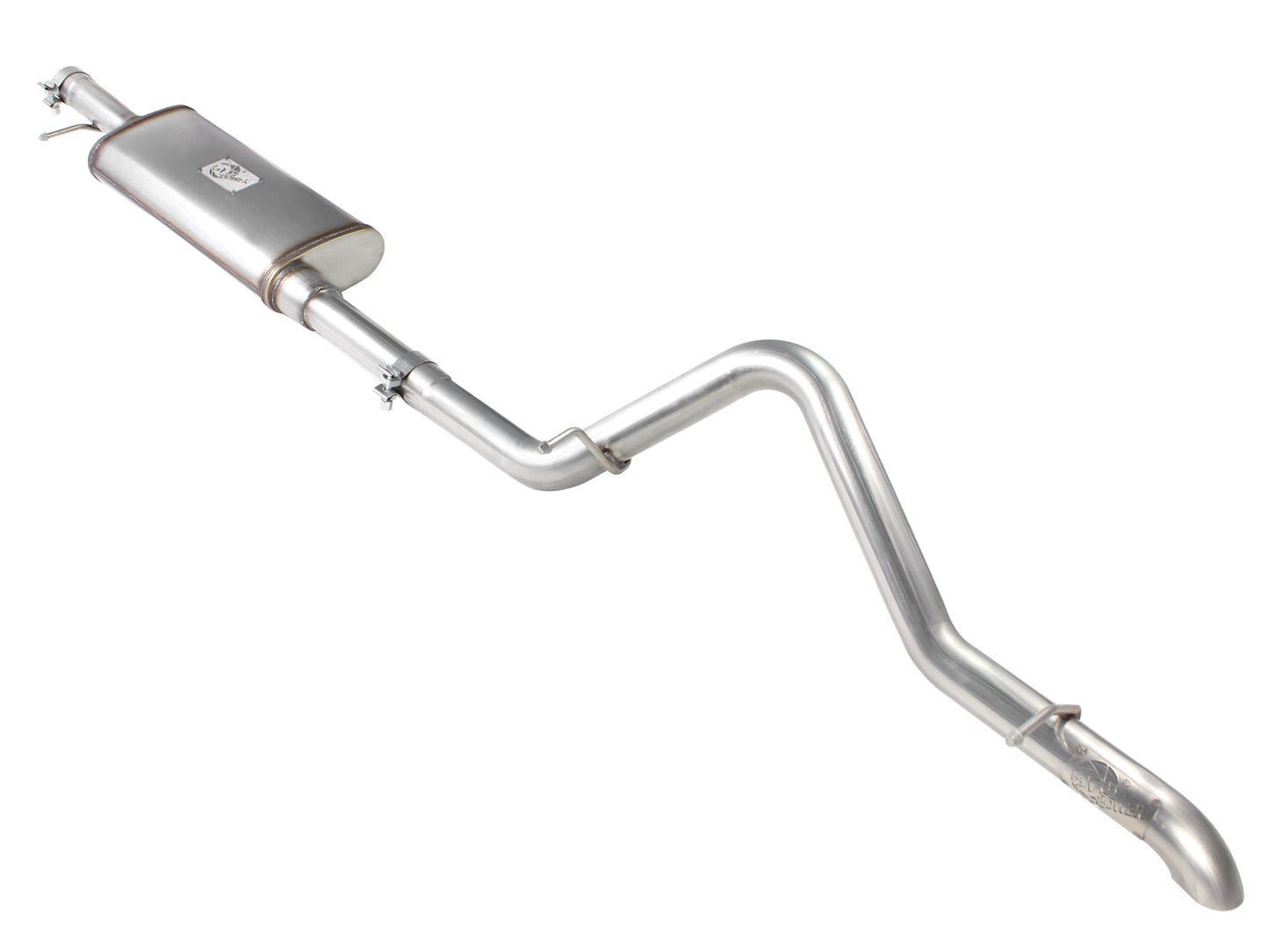 aFe 2.5in 409SS Cat-Back Exhaust Hi-Tuck | Jeep Wrangler Unlimited V6 3.6L 12-14 (49-46231)