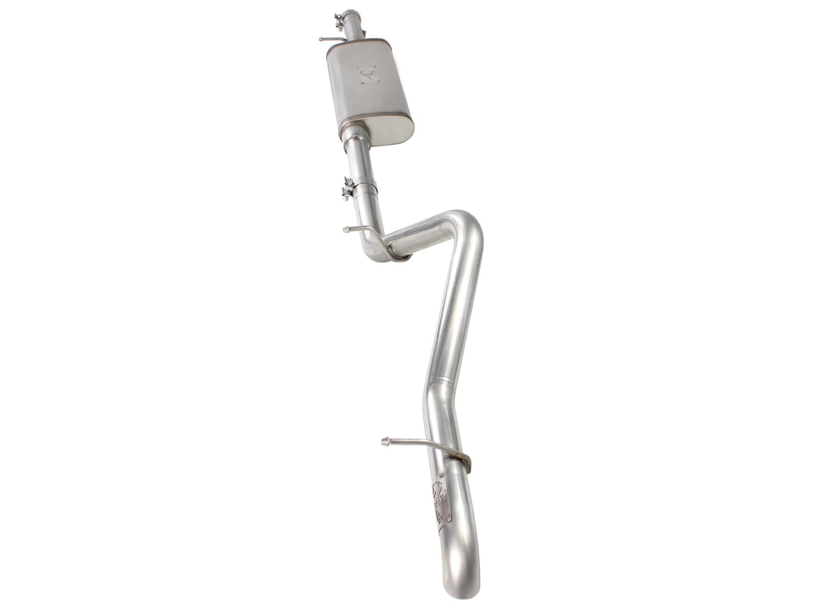 aFe 2.5in 409SS Cat-Back Exhaust Hi-Tuck | Jeep Wrangler Unlimited V6 3.6L 12-14 (49-46231)
