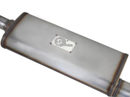 aFe 2.5in 409SS Cat-Back Exhaust Hi-Tuck | Jeep Wrangler Unlimited V6 3.6L 12-14 (49-46231)