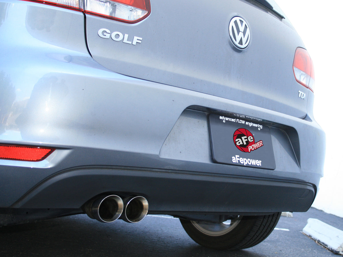 aFe Large Bore-HD 2.5in SS Cat-Back Exhaust | VW Golf TDI (11-12) (49-46402)