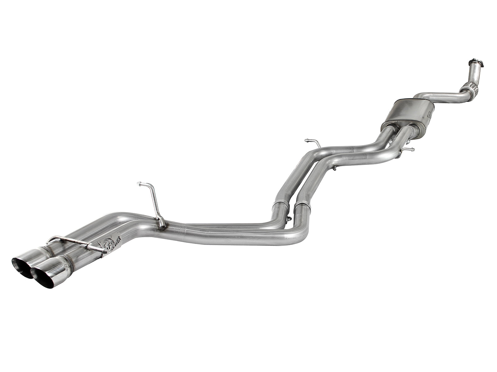 aFe Mach Force-Xp 2-3/4 to 2-1/4 SS Cat-Back Exhaust | Audi A4 (B8) 09-12 (49-46403)