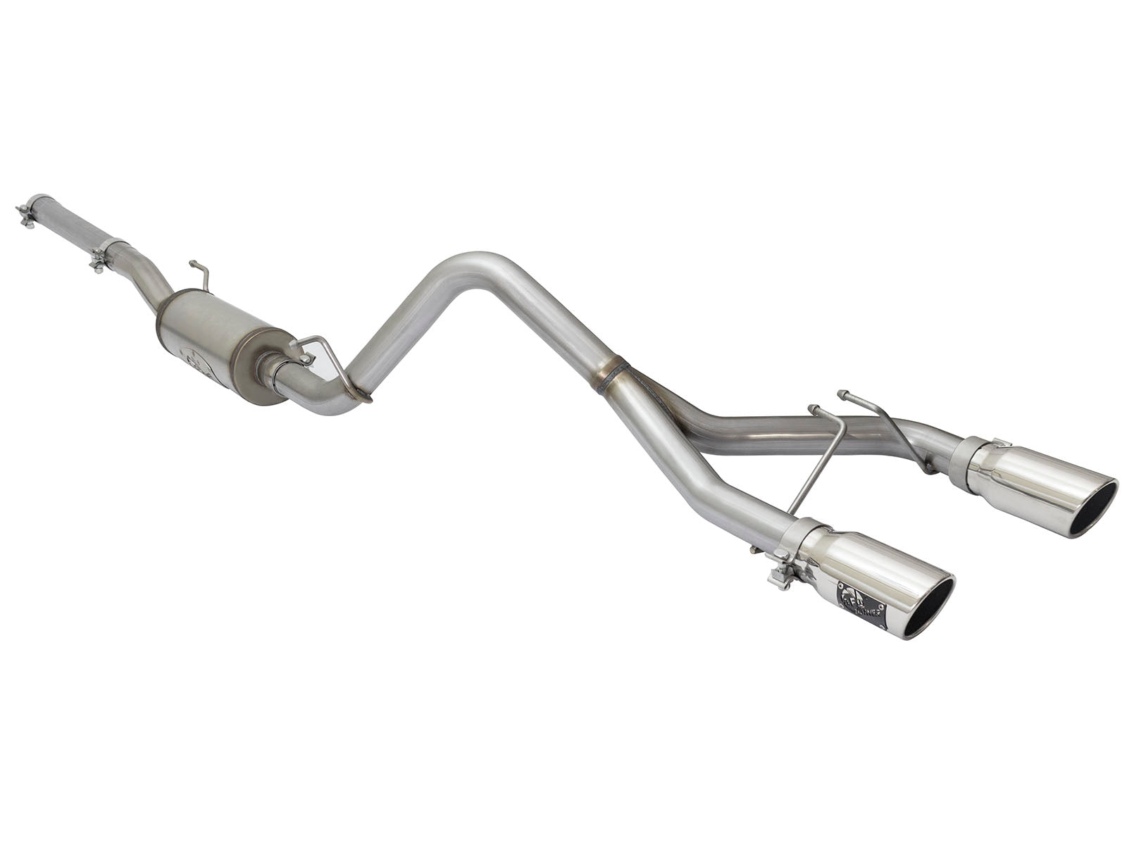 aFe Rebel 2.5in 409 SS D&S Cat-Back Exhaust Jeep Wrangler (07-15) 3.6/3.8L (49-48056-P)