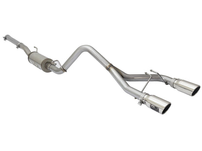 aFe Rebel 2.5in 409 SS D&S Cat-Back Exhaust Jeep Wrangler (07-15) 3.6/3.8L (49-48056-P)