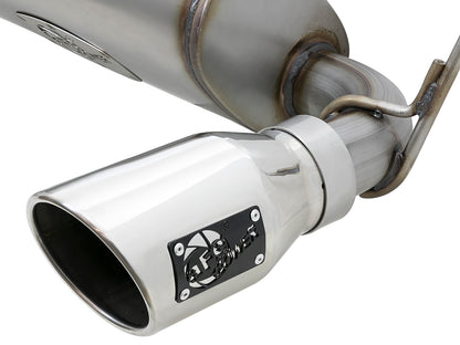 aFe 2.5in 409 SS Axle-Back Exhaust | Jeep Wrangler JK V6 3.6/3.8L (07+) (49-48061-P)