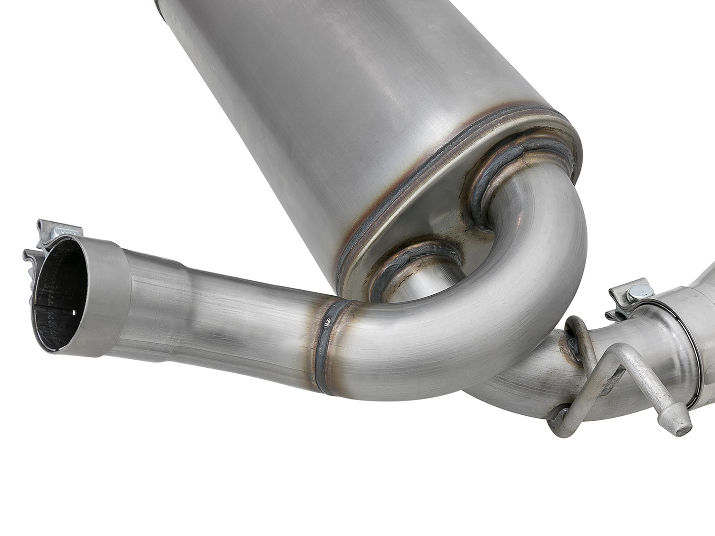 aFe 2.5in 409 SS Axle-Back Exhaust | Jeep Wrangler JK V6 3.6/3.8L (07+) (49-48061-P)