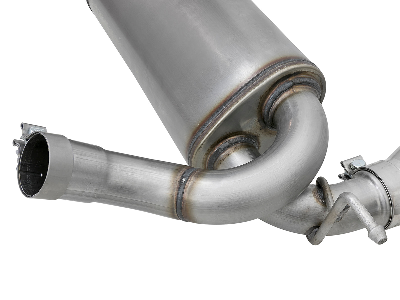 aFe 2.5in 409 SS Axle-Back Exhaust | Jeep Wrangler JK V6 3.6/3.8L (07+) (49-48061-P)