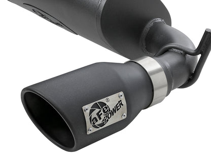 aFe Rebel Series 2.5in 409 SS Cat-Back Exhaust | Jeep Wrangler JK V6 3.6/3.8L (07+) (49-48062-B)
