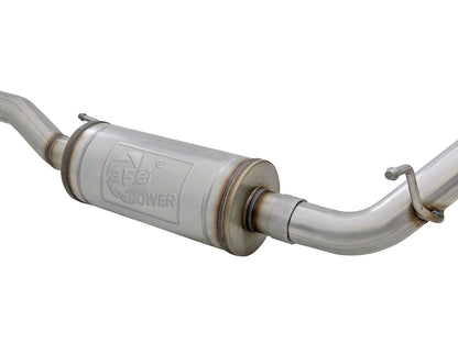 aFe Rebel Series 2.5in 409 SS Cat-Back Exhaust | Jeep Wrangler JK V6 3.6/3.8L (07+) (49-48062-B)