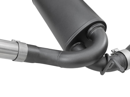 aFe Rebel Series 2.5in 409 SS Cat-Back Exhaust | Jeep Wrangler JK V6 3.6/3.8L (07+) (49-48062-B)