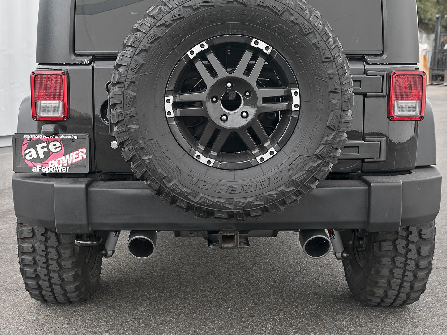 aFe Rebel Series 2.5in 409 SS Cat-Back Exhaust | Jeep Wrangler JK V6 3.6/3.8L (07+) (49-48062-B)