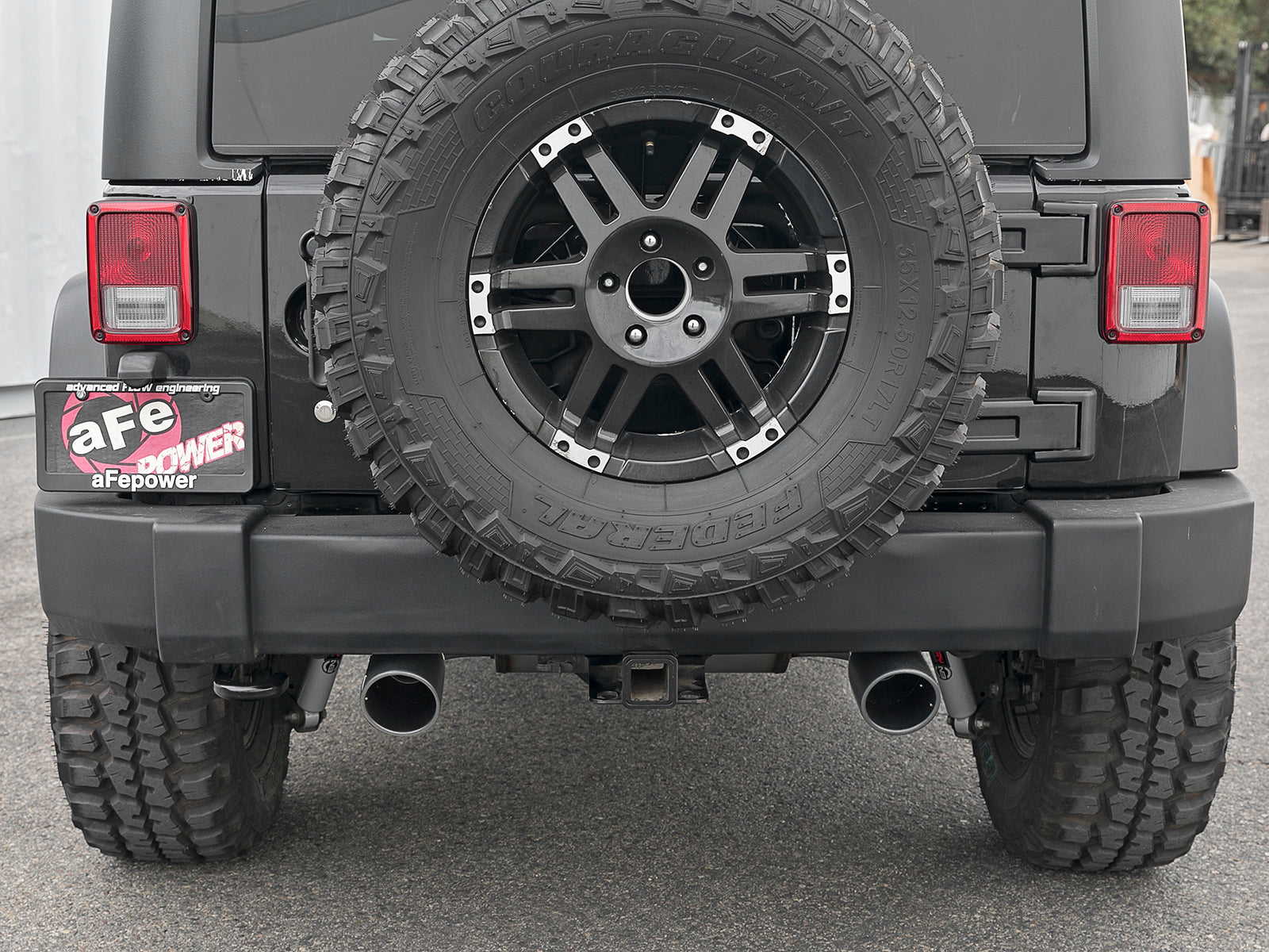 aFe Rebel Series 2.5in 409 SS Cat-Back Exhaust | Jeep Wrangler JK V6 3.6/3.8L (07+) (49-48062-B)