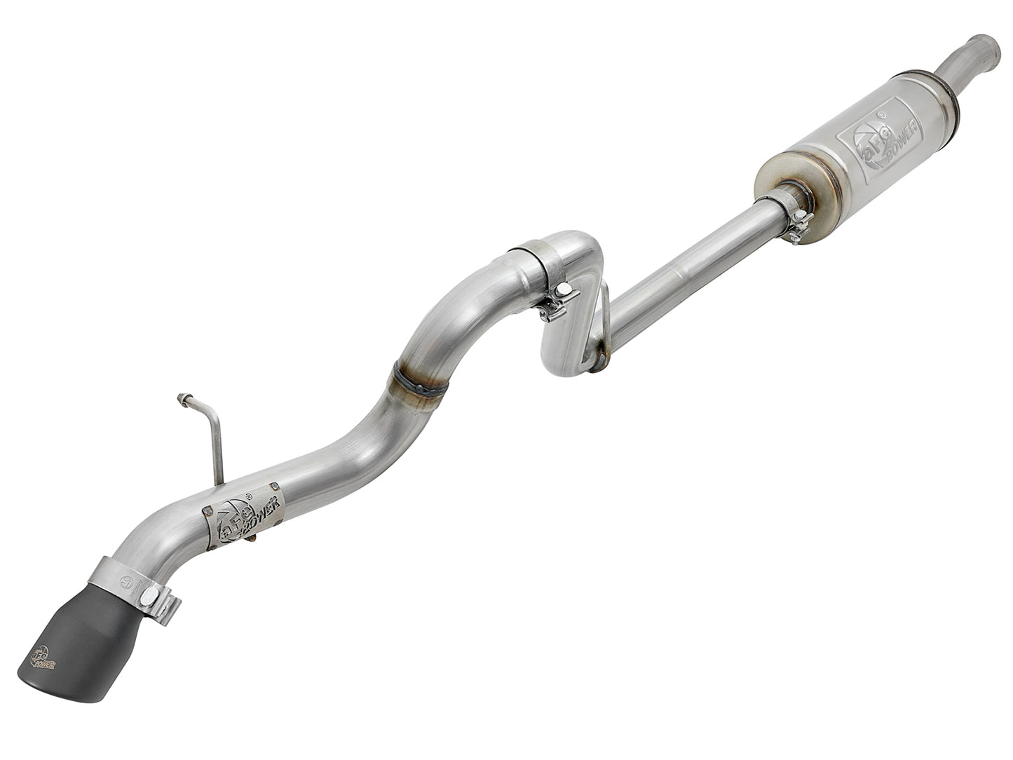 aFe 2.5in 409 SS Cat-Back Hi-Tuck Exhaust Jeep JL 18-21 3.6L (49-48065-1B)