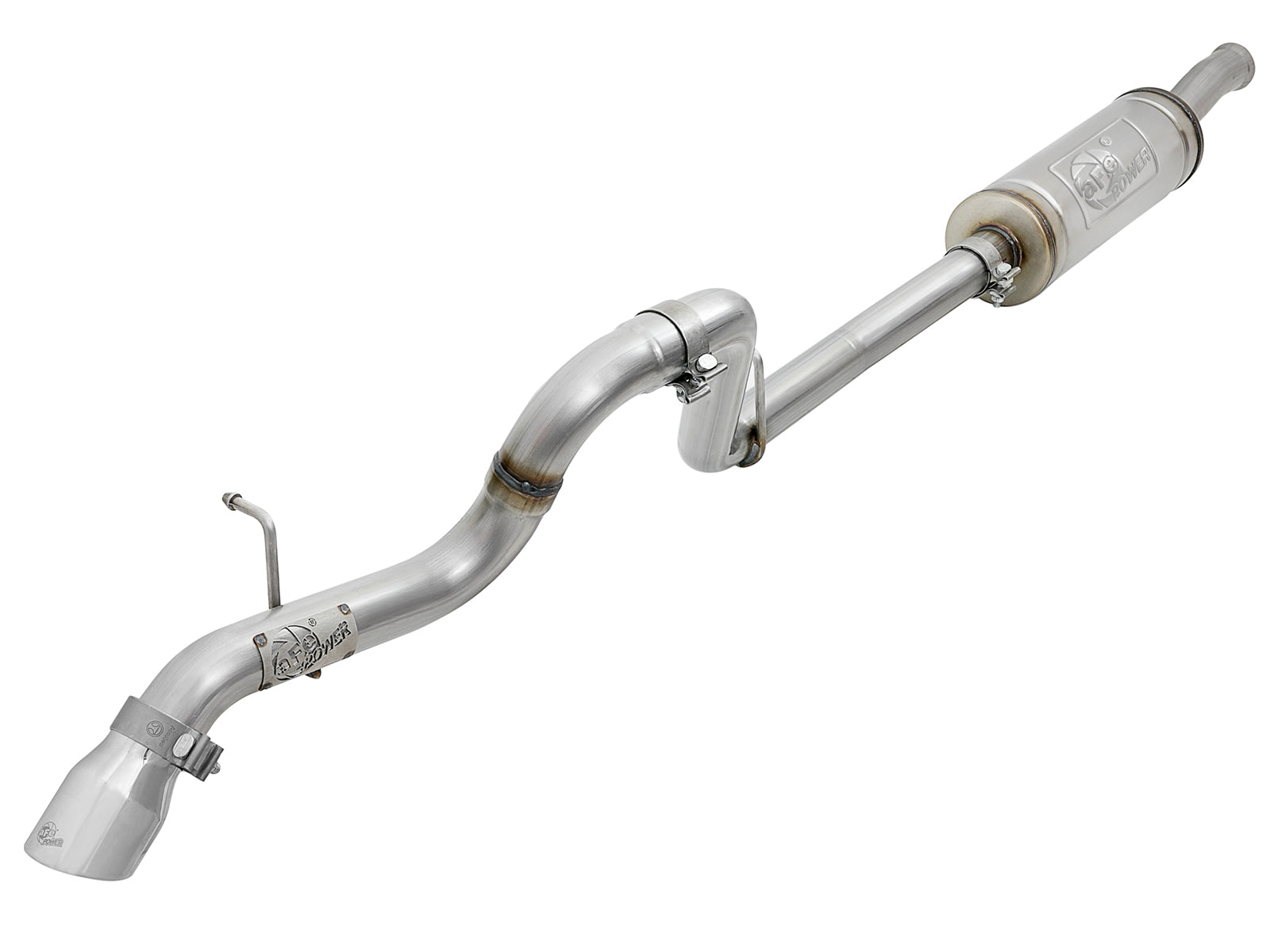 aFe 2.5in 409 SS Cat-Back Hi-Tuck Exhaust Jeep JL 18-21 3.6L (49-48065-1P)