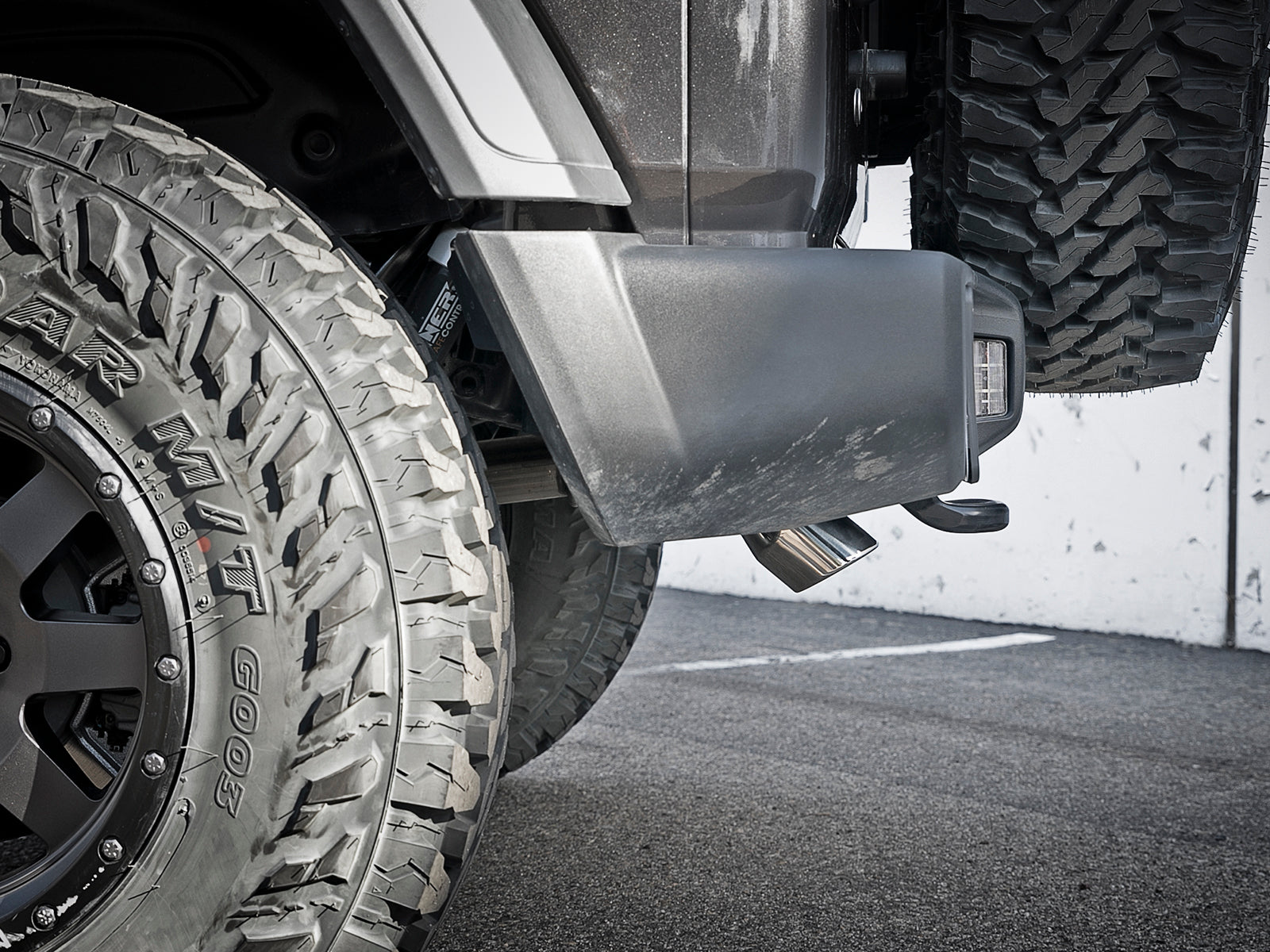 aFe 2.5in 409 SS Cat-Back Hi-Tuck Exhaust Jeep JL 18-21 3.6L (49-48065-1P)