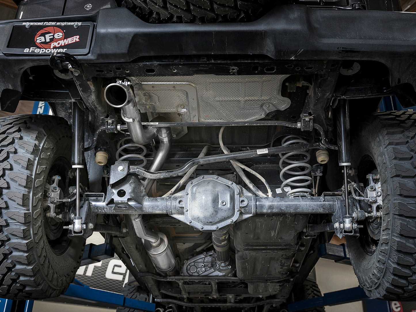 aFe 2.5in 409 SS Cat-Back Hi-Tuck Exhaust Jeep JL 18-21 3.6L (49-48065-1P)