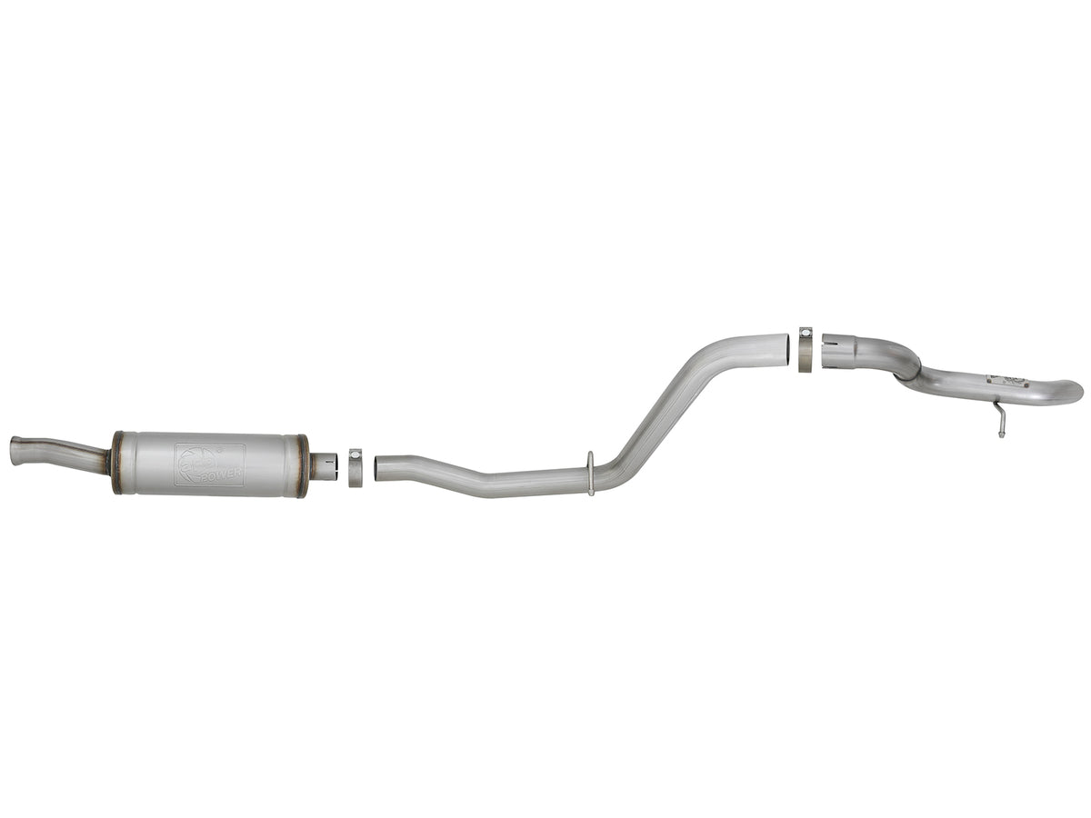 aFe 2.5in 409 SS Cat-Back Hi-Tuck Exhaust Jeep JL 18-21 3.6L (49-48065-1)