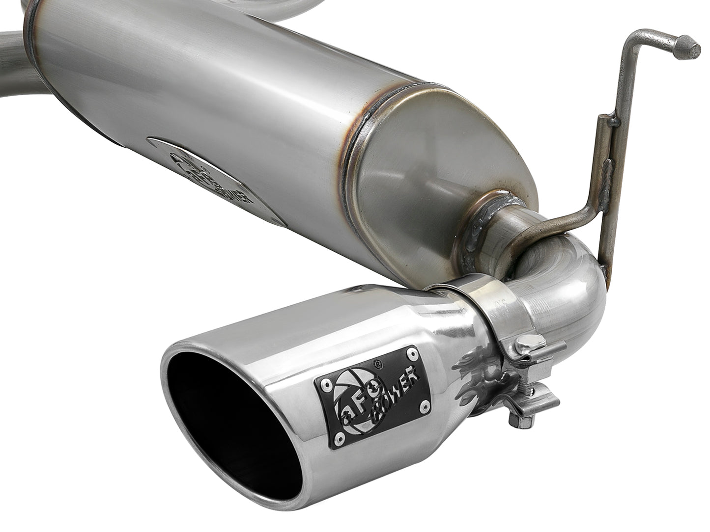 aFe 2.5in 409 SS D&S Cat-Back Exhaust Jeep Wrangler JL V6 (18+) (49-48066-P)