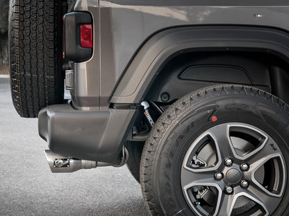 aFe 2.5in 409 SS D&S Cat-Back Exhaust Jeep Wrangler JL V6 (18+) (49-48066-P)