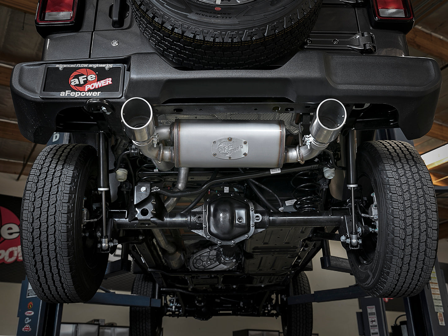 aFe 2.5in 409 SS D&S Cat-Back Exhaust Jeep Wrangler JL V6 (18+) (49-48066-P)