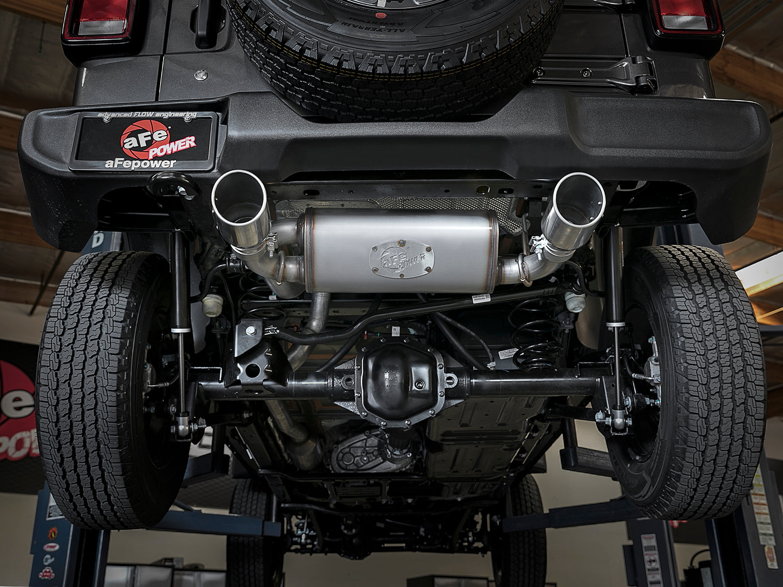 aFe 2.5in 409 SS D&S Cat-Back Exhaust Jeep Wrangler JL V6 (18+) (49-48066-P)