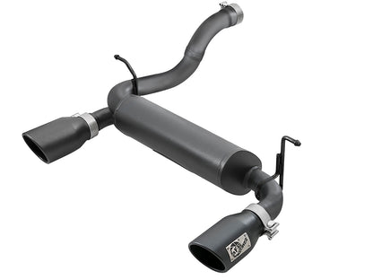 aFe 2.5in 409 SS Axle-Back Exhaust | Jeep Wrangler JL V6 3.6L (18+) (49-48067-B)