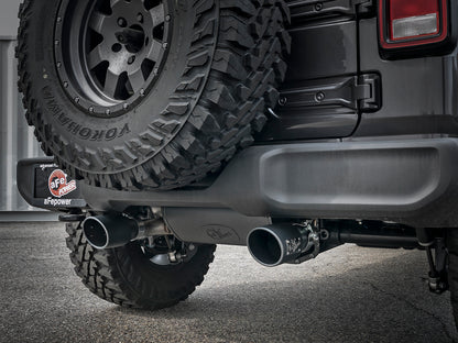 aFe 2.5in 409 SS Axle-Back Exhaust | Jeep Wrangler JL V6 3.6L (18+) (49-48067-B)