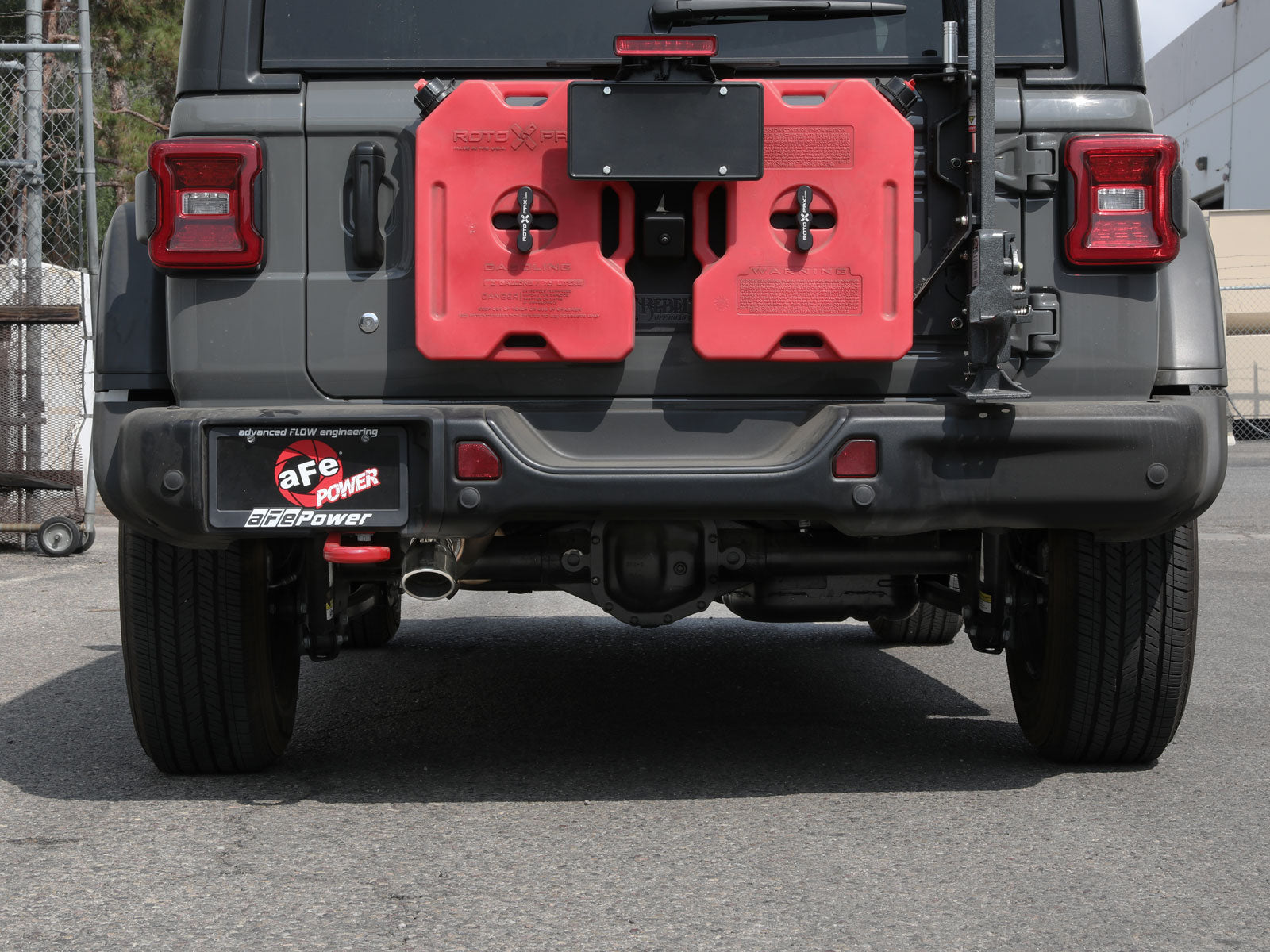aFe MACH Force-Xp 409 SS Axle-Back Exhaust Jeep Wrangler L4-2.0T/V6-3.6L (18-20) (49-48070-1P)