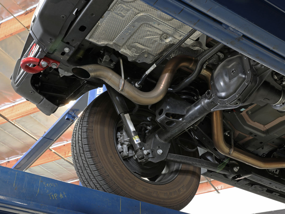 aFe MACH Force-Xp 409 SS Axle-Back Exhaust Jeep Wrangler L4-2.0T/V6-3.6L (18-20) (49-48070-1)