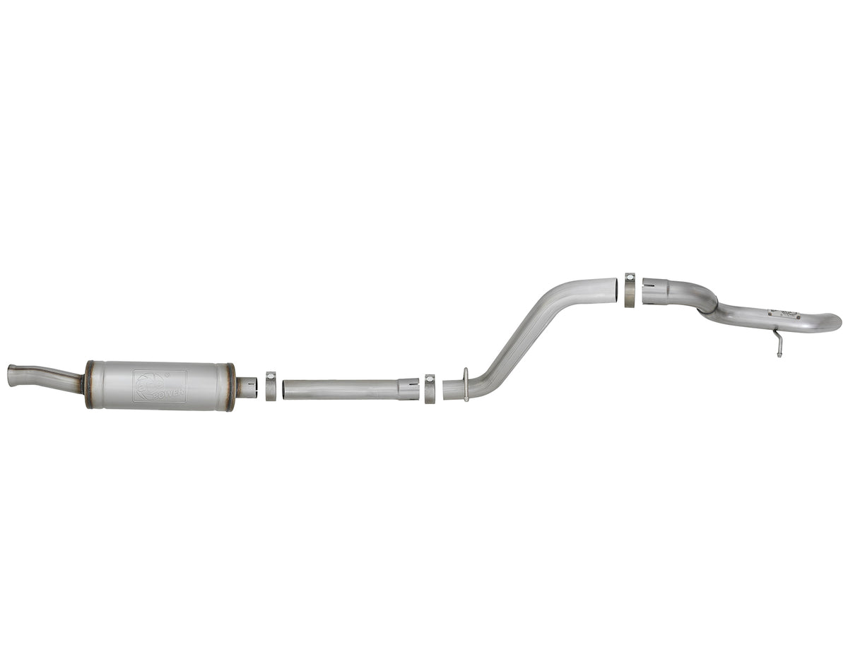 aFe 2.5in SS Axle-Back Hi-Tuck Exhaust | Jeep Wrangler JL V6 3.6L (18-20) (49-48075)