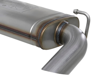 aFe 3in 409 Stainless Steel Axle-Back Hi-Tuck Exhaust System | Jeep Wrangler JL 18-20 (49-48080)