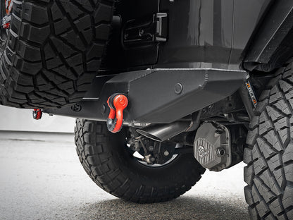 aFe 3in 409 Stainless Steel Axle-Back Hi-Tuck Exhaust System | Jeep Wrangler JL 18-20 (49-48080)