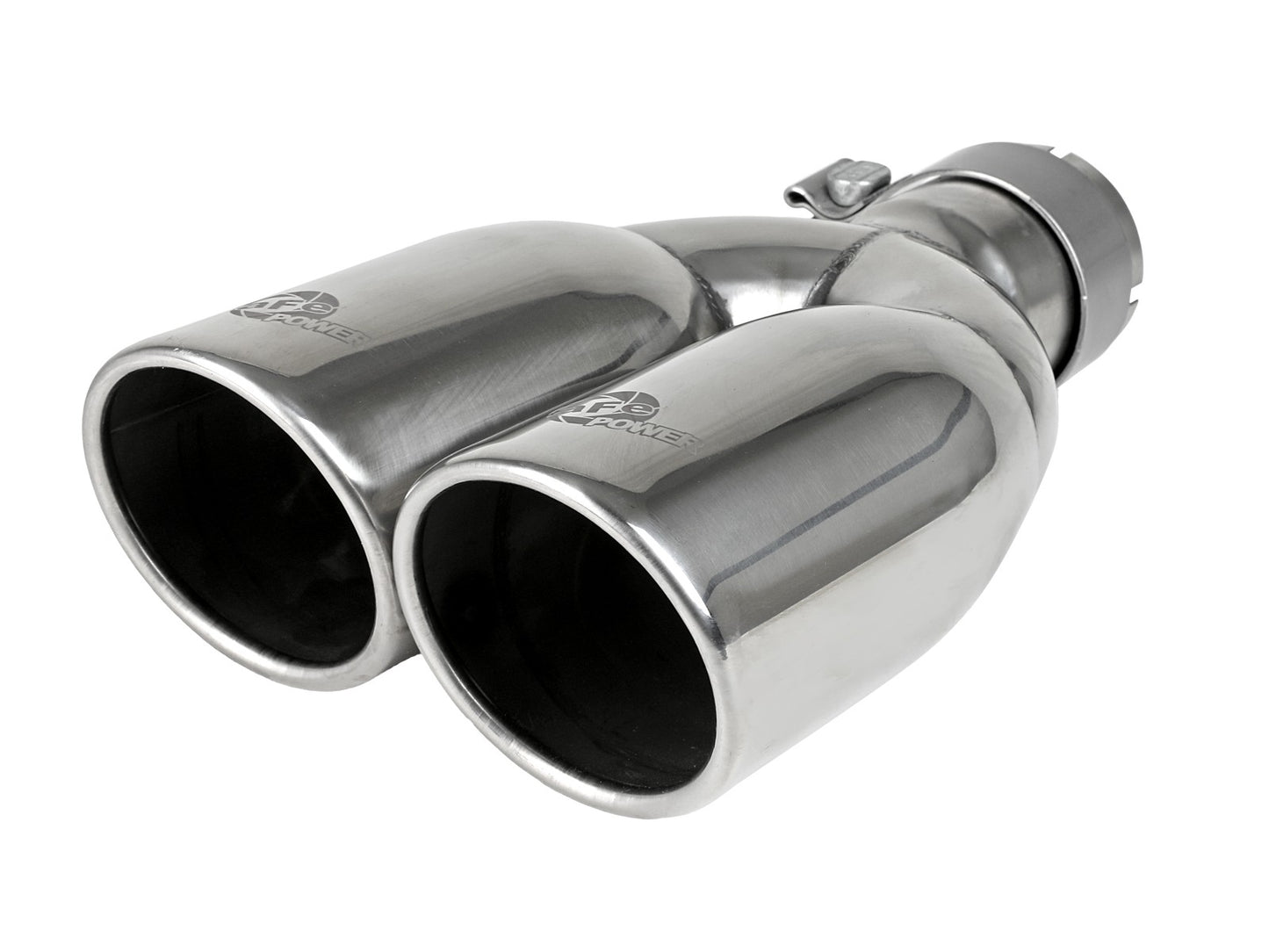 aFe 2.5in SS Axle-Back Exhaust Polished | Jeep Wrangler JK V6 3.6L/3.8L (07-18) (49-48086-P)
