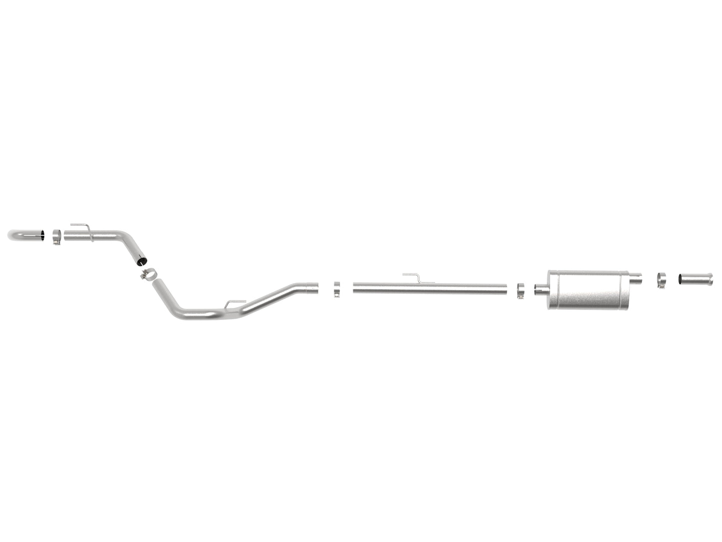 aFe 2-1/2in SS Hi-Tuck D&S Exhaust | Jeep Gladiator (20-21) (49-48088)