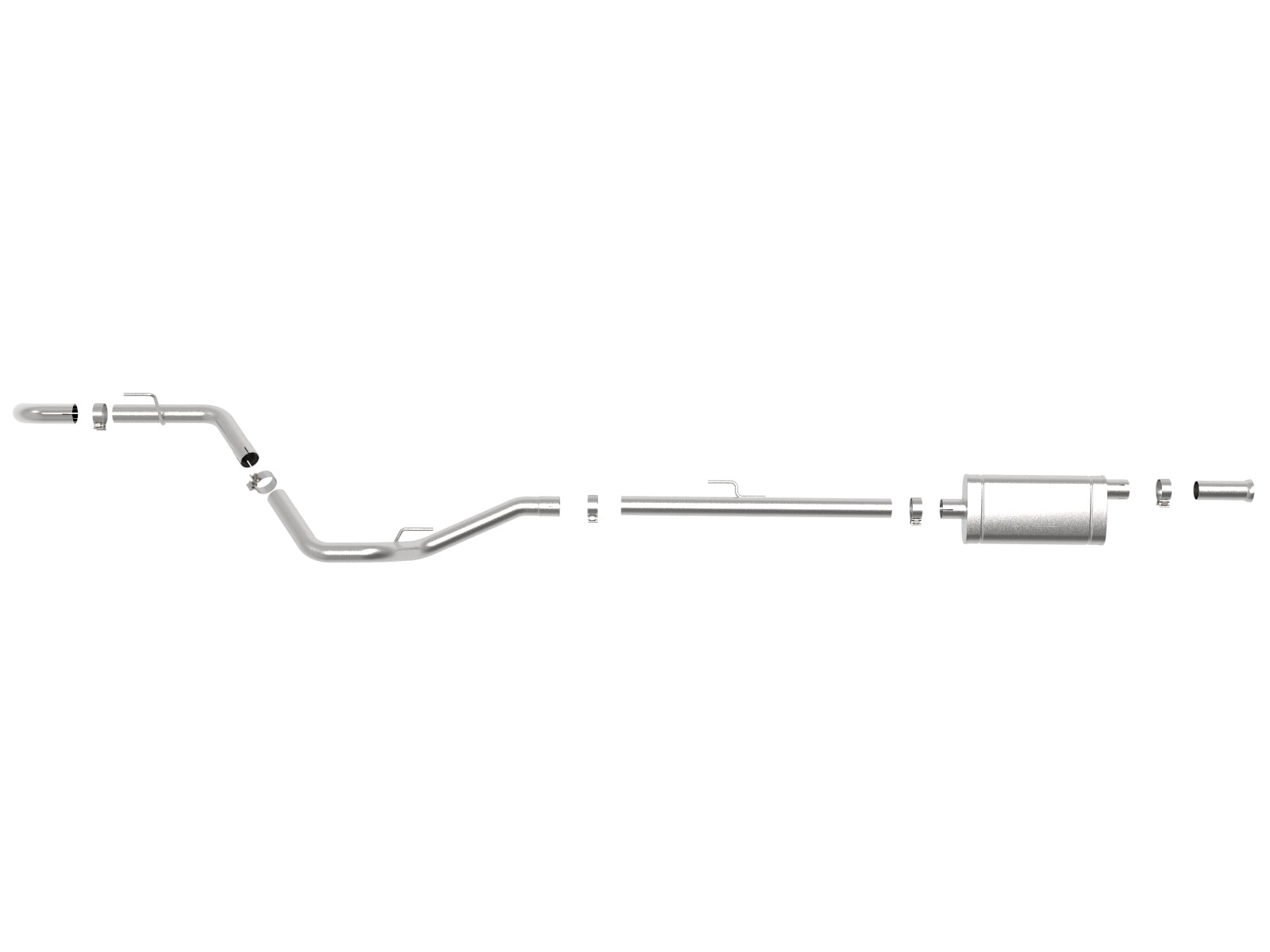 aFe 2-1/2in SS Hi-Tuck D&S Exhaust | Jeep Gladiator (20-21) (49-48088)