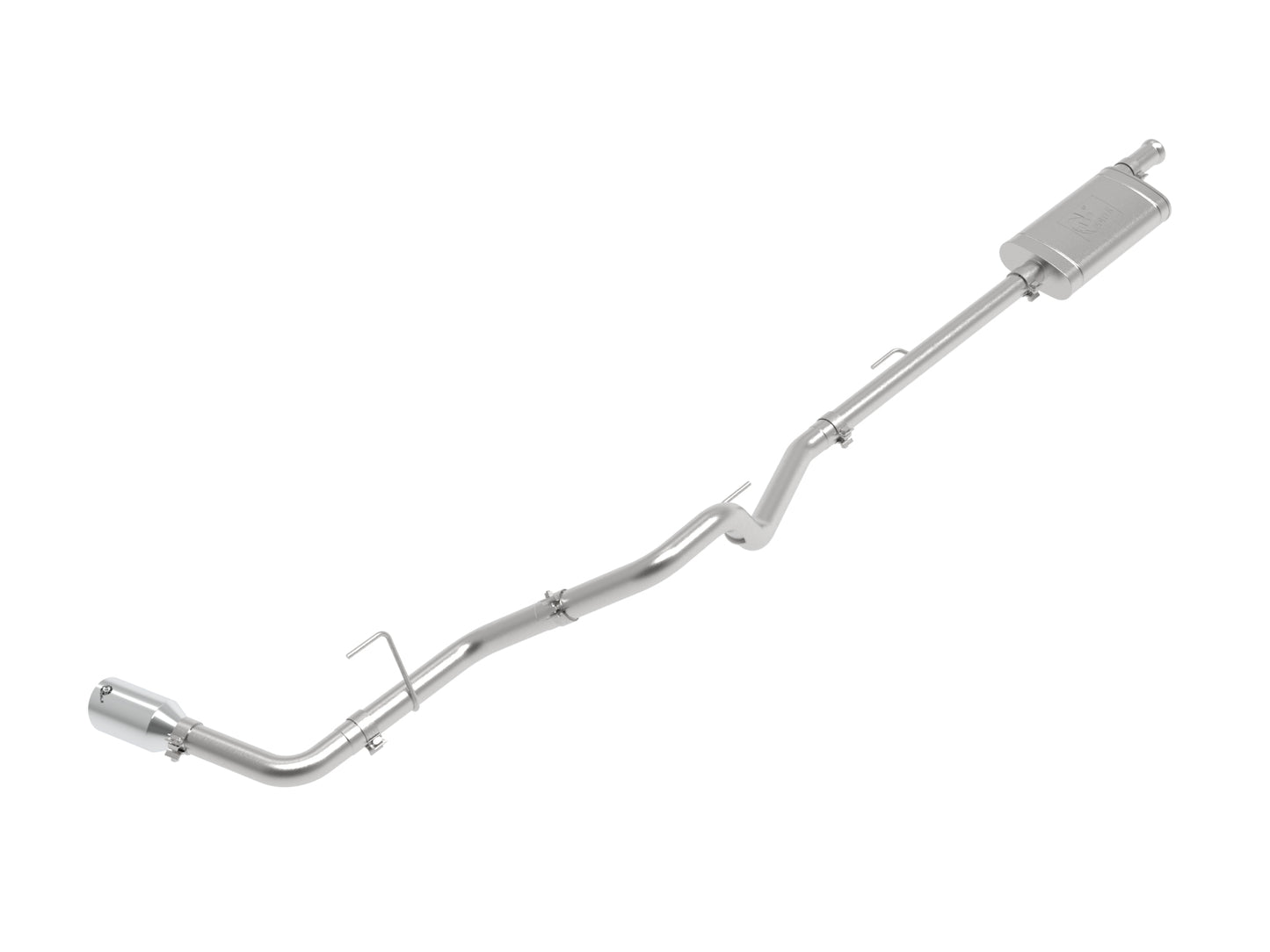 aFe 2.5in SS D&S Cat-Back Exhaust w/ Polished Tip | Jeep Gladiator (20-21) (49-48089-P)