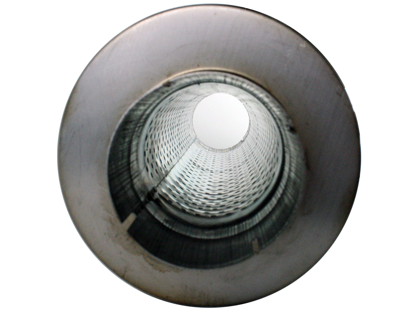 aFe MACH Force-Xp 409 Stainless Steel Muffler 4in ID In/Out 8in Dia | (49-91002)