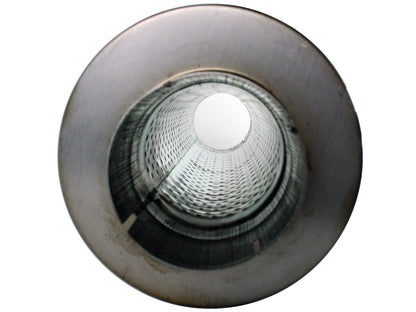 aFe MACH Force-Xp 409 Stainless Steel Muffler 4in ID In/Out 8in Dia | (49-91002)