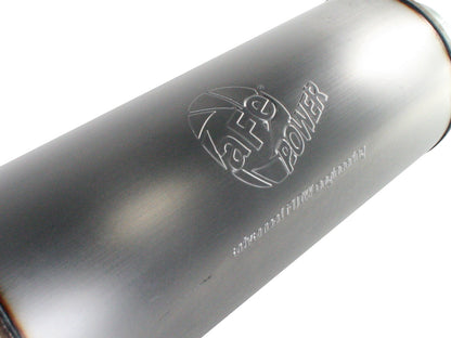 aFe MACH Force-Xp 409 Stainless Steel Muffler 5" Inlet/Outlet Diameter | (49-91012)