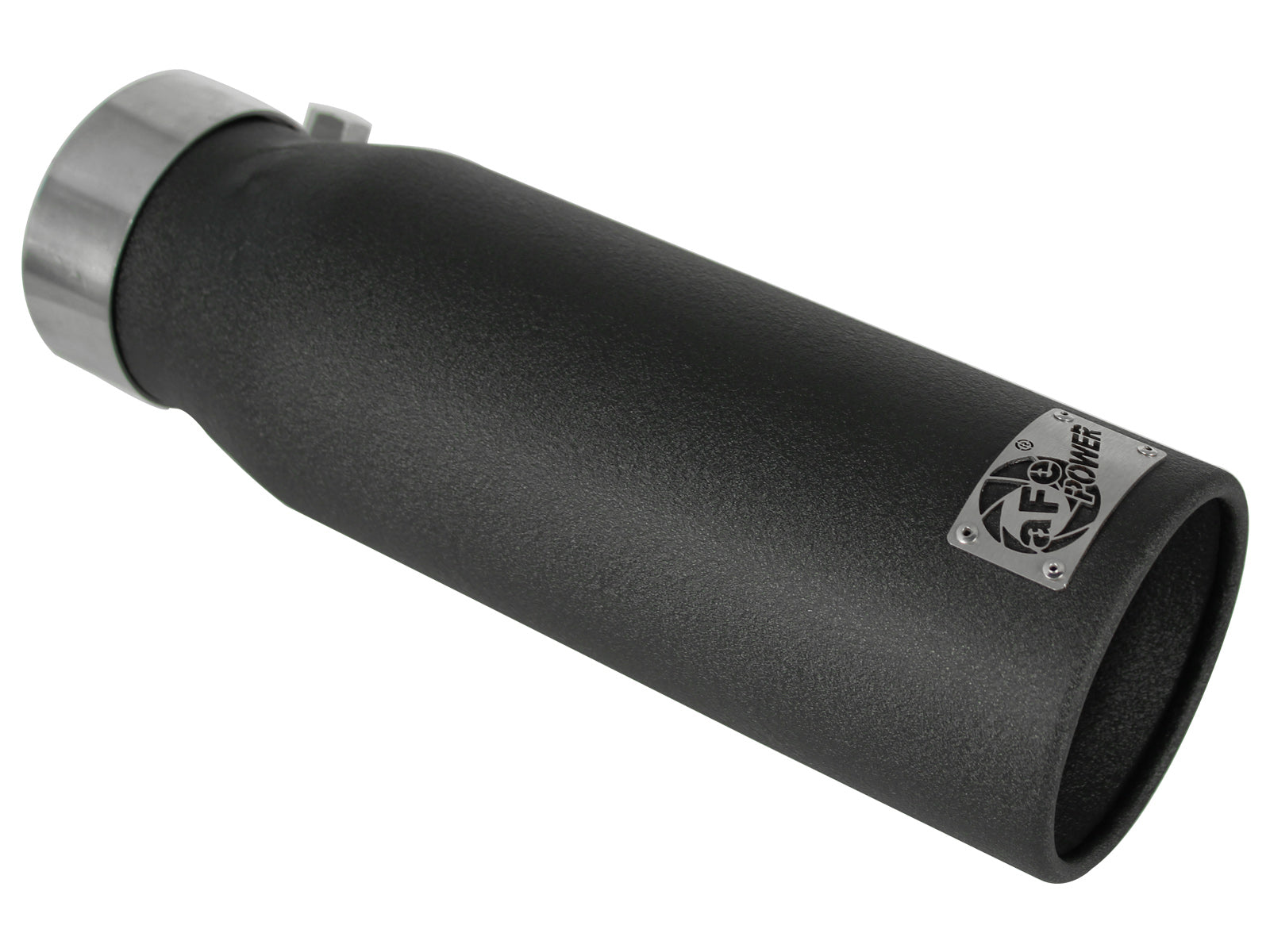 aFe MACH Force-Xp 409 3in x 4 Out Stainless Steel Clamp-on Exhaust Tip Black | (49-92043-B)