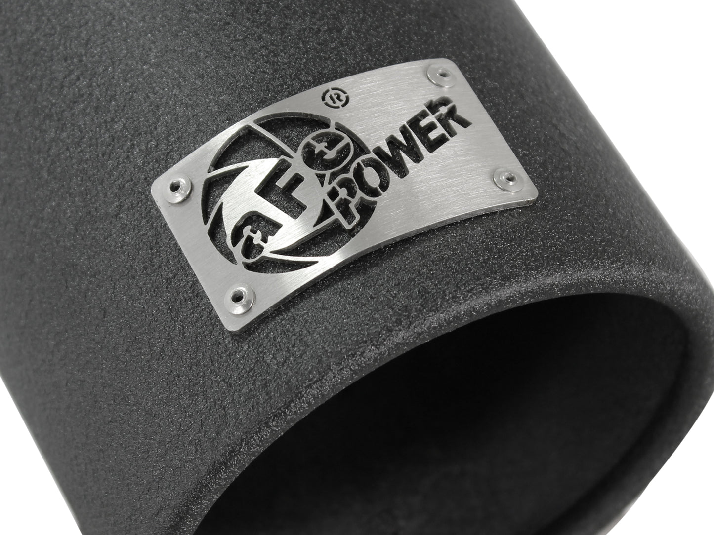 aFe MACH Force-Xp 409 3in x 4 Out Stainless Steel Clamp-on Exhaust Tip Black | (49-92043-B)