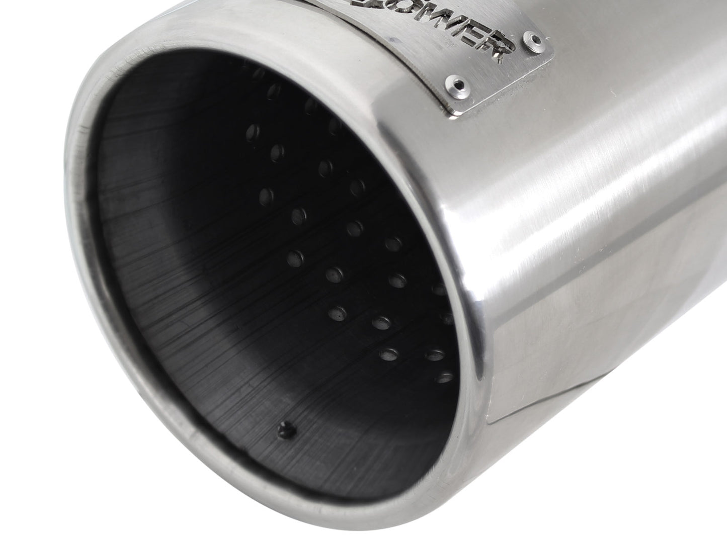 aFe MACH Force-Xp 304 SS Clamp-On Polished Exhaust Tip | 3in x 4in x 12in (49-92043-P)