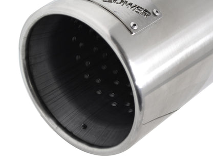 aFe MACH Force-Xp 304 SS Clamp-On Polished Exhaust Tip | 3in x 4in x 12in (49-92043-P)