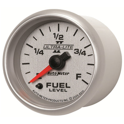 AutoMeter Ultra-Lite II 2-1/16in 0-280 Ohm Programmable Fuel Level Gauge (4910)