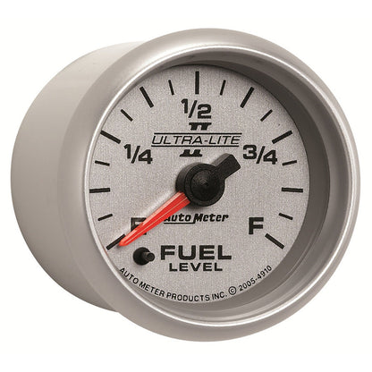 AutoMeter Ultra-Lite II 2-1/16in 0-280 Ohm Programmable Fuel Level Gauge (4910)
